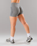 Pump Mid Rise Short - Heather Grey