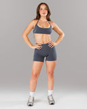 Pump Mid Rise Short - Dusty Navy