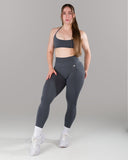 Pump Mid Rise Legging - Dusty Navy