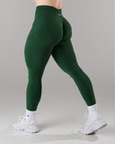 Pump Mid Rise Legging - Court Green
