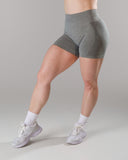 Pump Mid Rise Short - Heather Grey