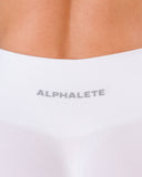 Pump Mid Rise Short - White