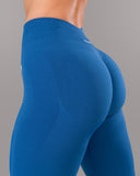 Pump Mid Rise Legging - Palace Blue