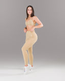 Pump Mid Rise Legging - Sahara