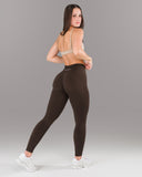 Pump Mid Rise Legging - Espresso