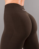 Pump Mid Rise Legging - Espresso