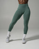 Pump Mid Rise Legging - Juniper Green