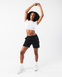 LDB Crop Tee - White