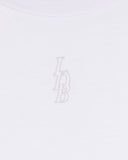 LDB Oversized Crop Tee - Optic White