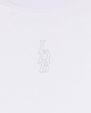 LDB Oversized Crop Tee - Optic White