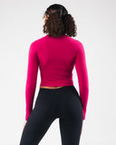 KDM LS Zip Bra - Berry