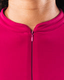 KDM LS Zip Bra - Berry
