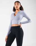 KDM LS Zip Bra - Mist