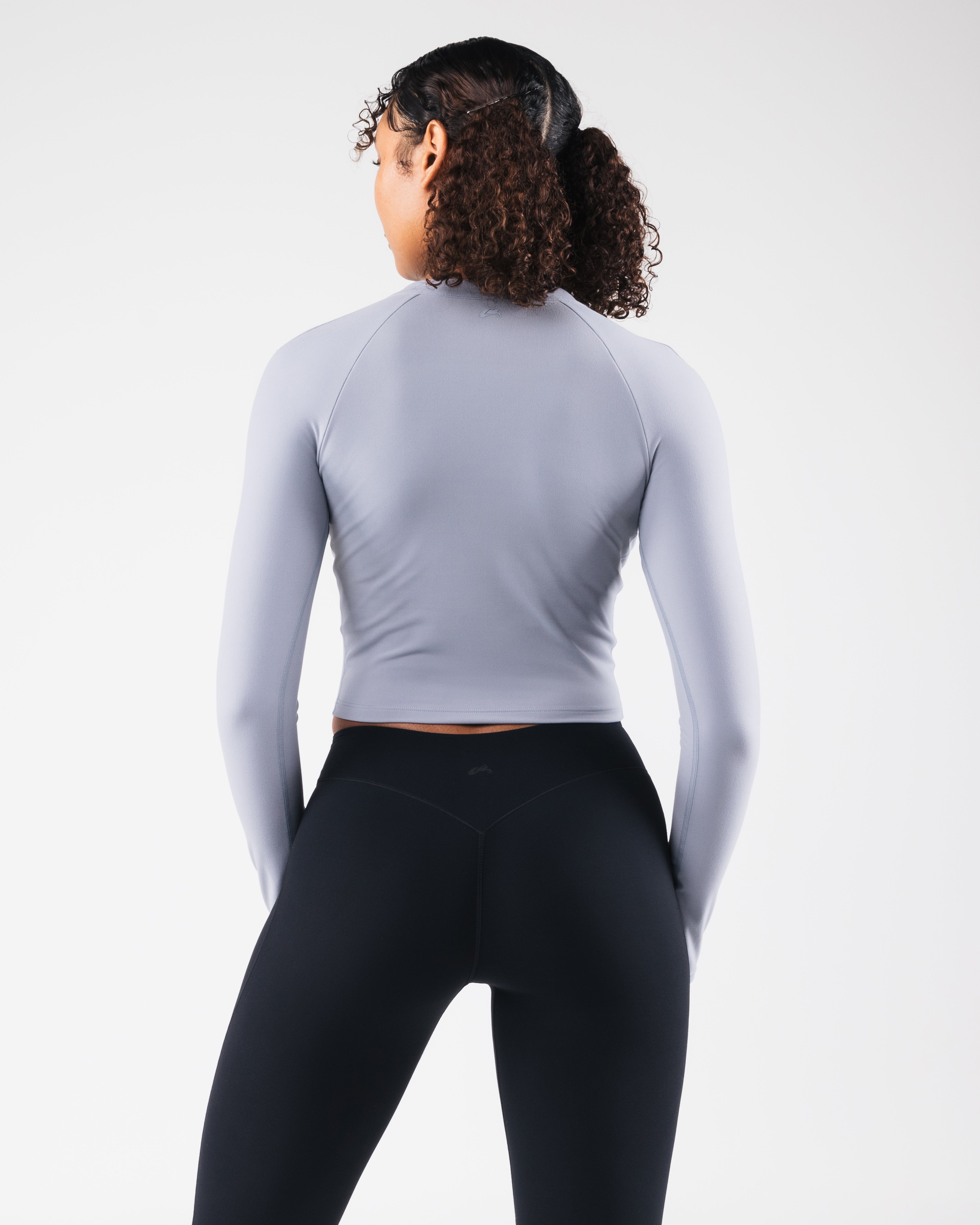 KDM LS Zip Bra - Mist – Alphalete Athletics