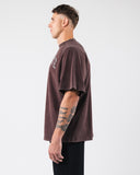 League Box Tee - Deep Mauve