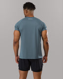 Base Tee - Storm Blue