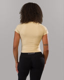 Varsity Baby Tee - Sahara