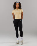 Varsity Baby Tee - Sahara