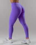 Dip Back Mid Rise Legging - Ultraviolet