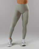 Dip Back Legging - Silver