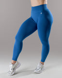 Pump Mid Rise Legging - Palace Blue