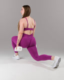 Pump Mid Rise Legging - Acai Berry