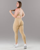 Pump Mid Rise Legging - Sahara