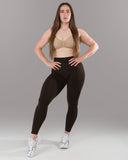 Pump Mid Rise Legging - Espresso