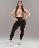 Pump Mid Rise Legging - Espresso
