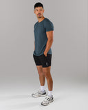 Rolled Muscle Tee - Navy