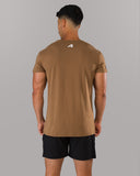 Rolled Muscle Tee - Brown