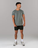 Rolled Muscle Tee - Grey
