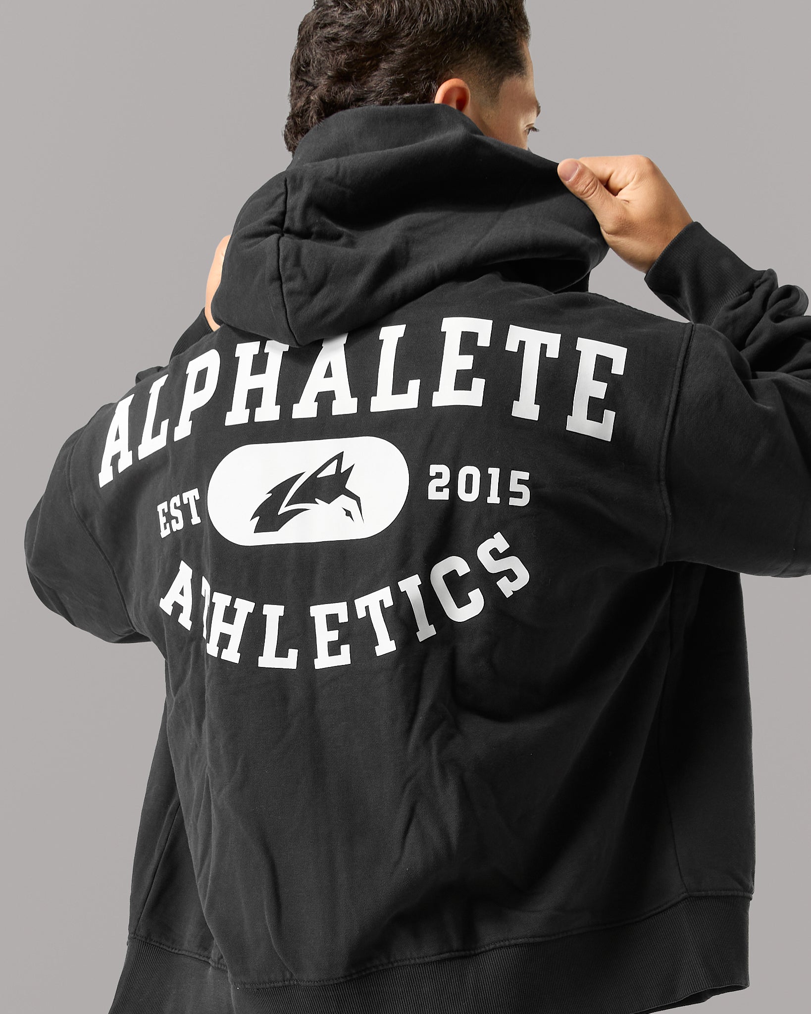 ATHLETTI Member Vintage Zip Up - Black – Alphalete Athletics