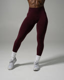 Pump Mid Rise Legging - Merlot