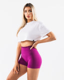 OT Oversized Crop Tee - White