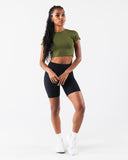 OT Crop Tee - Verbena