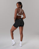 Amplify Open Back Bra - White