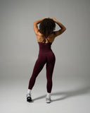 Pump High Rise Legging - Merlot