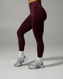 Pump High Rise Legging - Merlot