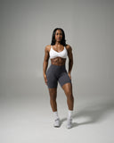 Pump Mid Rise Biker Short - Thunderstorm