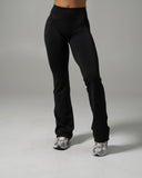 Pump Mid Rise Flared Pant - Black