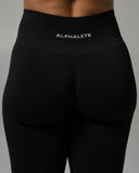 Pump Mid Rise Flared Pant - Black