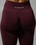 Pump Mid Rise Flared Pant - Merlot