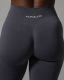 Pump Mid Rise Flared Pant Long - Thunderstorm