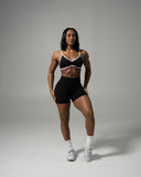 Pump Mid Rise Short - Black