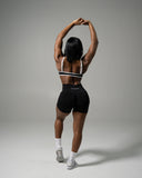 Pump Mid Rise Short - Black