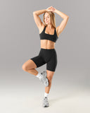 Parker Mid Rise Short - Black