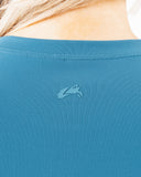 Peekaboo LS - Dress Blue