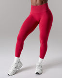 Pump High Rise  Legging - Scarlet