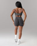 Pump High Rise Short - Dark Heather Grey